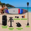 Komplett-Set des URBOGYM SUP Boards mit Rucksack, Pumpe, Paddel, Leash, Finnen und Reparaturset Produktbild-Vorschau
