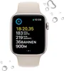 Apple Watch SE Smartwatch, 44mm, GPS + Mobilfunk, Starlight Produktbild-Vorschau 4