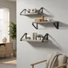 Étagères murales Relaxdays, lot de 3, 3 tailles : 30, 35 et Voir les images du produit 2
