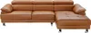 Vente-unique EXCELSIORA, Ecksofa, Wohnzimmer, Braun, 5 Produktbild-Vorschau 1