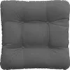 vidaXL Vankúš na sedenie 4 ks Tmavo šedá 40 x 40 x 12 cm Náhľad obrázku produktu 7