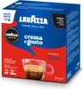 A box of Lavazza A Modo Mio coffee capsules with a cup of espresso shown. Anteprima dell’immagine prodotto