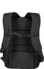 The back of a black backpack is shown against a white background. Náhled obrázku produktu
