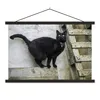 MuchoWow® Textilposter Katze - Schwarz - Palette - Mädchen Produktbild-Vorschau 1