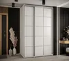 Šatní skříň ASIRI 4 - 150/45 cm, bílá / stříbrná Náhled obrázku produktu 1