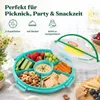 Vassoio da portata Rice con coperchio - Turchese Limone Anteprima dell’immagine prodotto 3