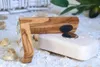 Magnetseifenhalter 9 cm aus Olivenholz inkl. Plättchen für Produktbild-Vorschau 2