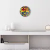 DEQORI Glasuhr Ø30 cm Römisch 'Wappen FC Barcelona' Wanduhr Produktbild-Vorschau 3
