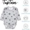 TupTam Jungen Baby Body Langarm Unifarben 5er Pack, Farbe: Produktbild-Vorschau 2