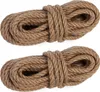 Relaxdays Corde de jute 12 mm, lot de 2 cordes naturelles Voir les images du produit 1