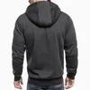 Pánsky Slim Fit Cardigan s mikinou na zips s kapucňou Náhľad obrázku produktu 2