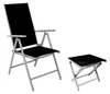 Hochlehner Klappstuhl + Klapphocker Fußhocker Aluminium Textilen Produktbild-Vorschau
