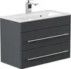 Badmöbel Waschplatz "Portus 700 SlimLine" 70 cm Grafit Produktbild-Vorschau 4