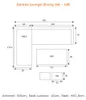 Garden Impressions Santos Lounge-Dining Set - 5-teilig - Produktbild-Vorschau 7
