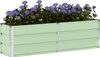 vidaXL Bac à plantes vert 160 x 40 x 45 cm acier Voir les images du produit 3