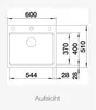 BLANCO 525889 Spüle ETAGON 6 in Schwarz mit InFino®-Ventil Produktbild-Vorschau 21