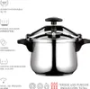 Klasyczny rondel z pompką 8 l stal nierdzewna 18/10 fagor Podgląd zdjęcia produktu 2