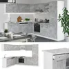Eckküche Vicco R-Line Beton/Weiß 287 x 227 cm, AP Marmor, Produktbild-Vorschau 5