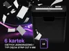 Tracer EDGY10L Paper Shredder Black Anteprima dell’immagine prodotto 8