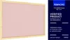 Bacheca in sughero rosa (cornice in legno) 60x40 cm Anteprima dell’immagine prodotto 2