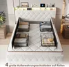 Lit UnboxG 160 x 200 cm avec 4 tiroirs et port USB – Lit Voir les images du produit 7