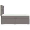 Schlichtes Boxspringbett mit Matratze - Taupe 90x200 cm Produktbild-Vorschau 6