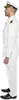 A man in a captain's uniform standing sideways. Produktbild-Vorschau