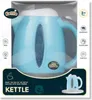 The image shows the packaging of a toy electric kettle. Produktbild-Vorschau