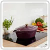 Poêle à frire émaillée HAGE 6 l en fonte, compatible Voir les images du produit 6