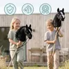 Mamabrum Hobby Horse Nero 68 cm – Cavallo a bastone per Anteprima dell’immagine prodotto 2