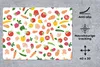 MuchoWow® Mauspad Mousepad Gemüse - Regenbogen - Vegan - Produktbild-Vorschau 2