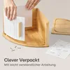 Praknu Brotkasten Ecke Holz mit Schiebetür – Platzsparende Produktbild-Vorschau 6