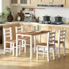 Set da pranzo HOMCOM, tavolo da pranzo, 4 sedie, set da Anteprima dell’immagine prodotto 8