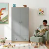 Kinderkast 'Beldinupp' met 2 deuren, 1 kledingstang en 1 Productafbeelding-voorbeeld 10