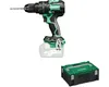 A cordless drill with a battery attached and a small storage case. Produktbild-Vorschau
