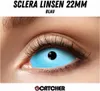Farbige Sclera Kontaktlinsen verschiedene Farben 22mm Blau Produktbild-Vorschau 1