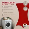 DETEX Stehtischhussen 80-85cm Bordeaux Rot Produktbild-Vorschau 5