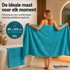 Unyqoos® XXL Saunatuch-Set 2x 80×200 cm, 100% Baumwolle, Produktbild-Vorschau 4