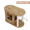 Beistelltisch mit Kratzbaum und Katzenbett, Katzenhaus mit Produktbild-Vorschau 9