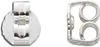 Ohrringe - Ohrmutternpaar 925 Sterling Silber Produktbild-Vorschau 1