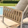 Merax Outdoor hojdacie kreslo s odolným kovovým rámom, Náhľad obrázku produktu 5