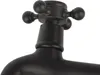 Close-up view of a black faucet handle. Náhled obrázku produktu