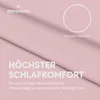 Bettwäsche 155x220 cm Rosa 4-teilig einfarbig Bettbezug mit Produktbild-Vorschau 4