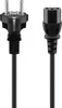 Cavo IEC Goobay, 2 m, nero Anteprima dell’immagine prodotto 1