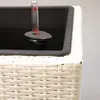 Elegant Einrichten | Pflanzkübel | Polyrattan | quadratisch Produktbild-Vorschau 3
