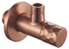 Rea Robinet D’angle Diamond 03 1/2" X 3/8" Brush Copper Voir les images du produit 1