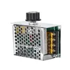 A product shot of a voltage regulator with a knob and terminal block. Náhled obrázku produktu