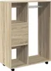 vidaXL Szafa dąb sonoma 80x40x110 cm materiał Podgląd zdjęcia produktu 5