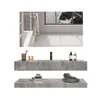 Wandhängendes Badmöbel-Set mit Sinterstein-Waschbecken, Produktbild-Vorschau 9