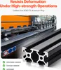 SucceBuy set di 5 profili in alluminio 1500 mm profilo Anteprima dell’immagine prodotto 3